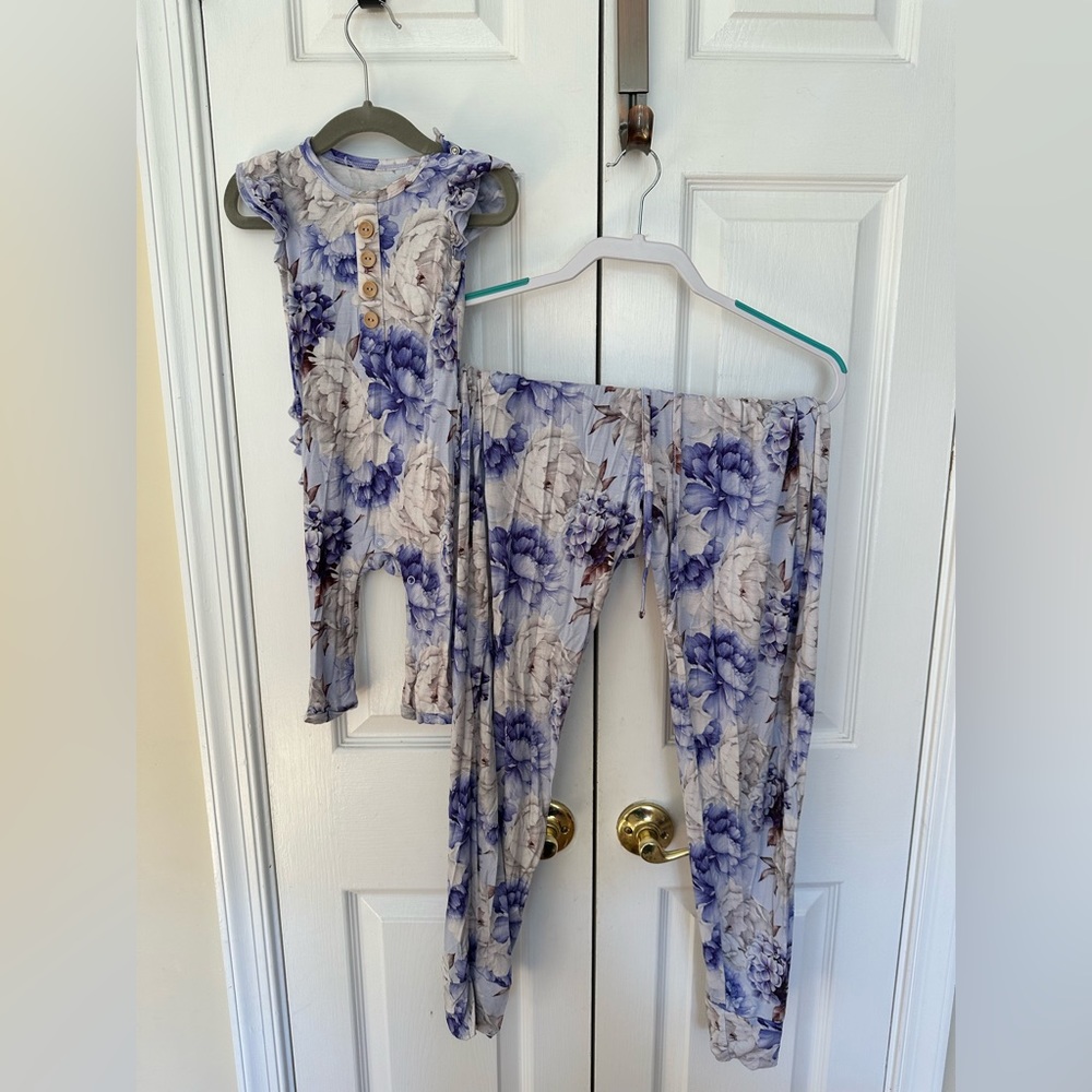 Bamboo Baby Pajamas & Mama Pant Set